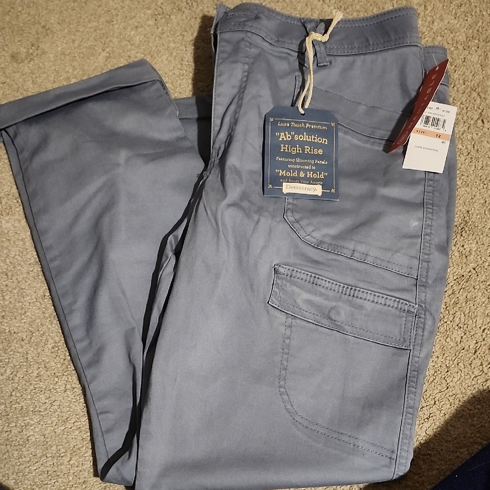Democracy Blue Straight Leg Pants